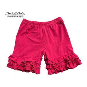 Girls Sz L (4T) Pink Ruffle Shorts